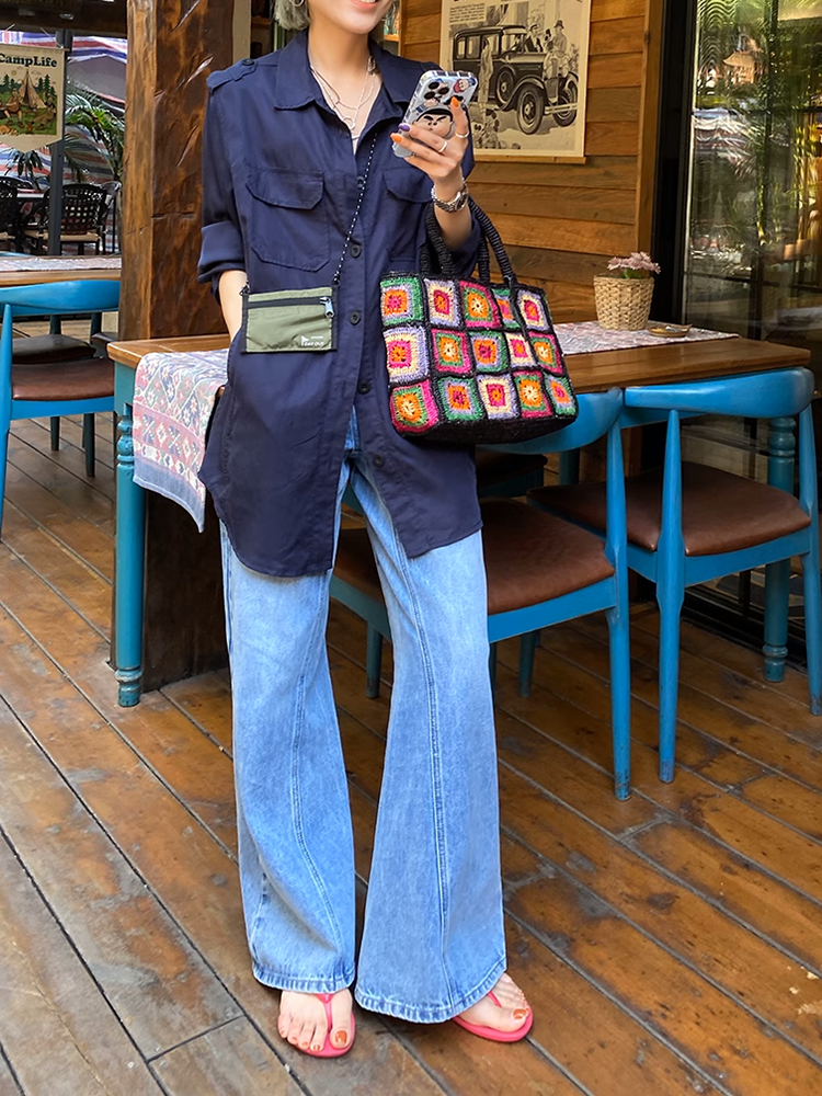 テンセルシャツジャケット