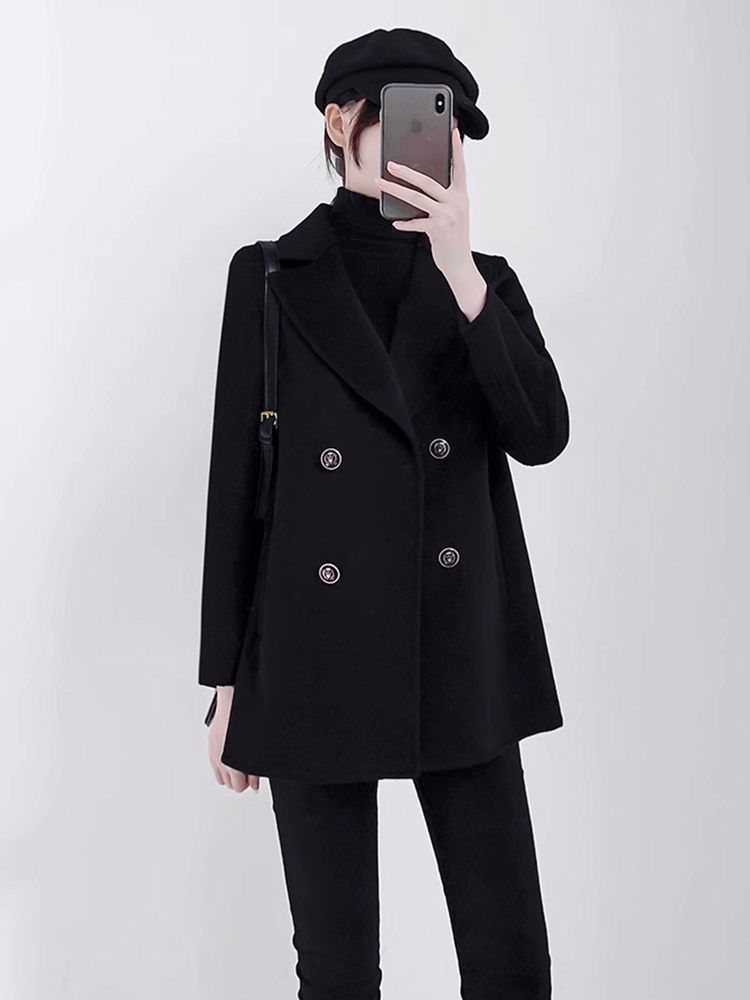 カシミヤブレンドショートコート