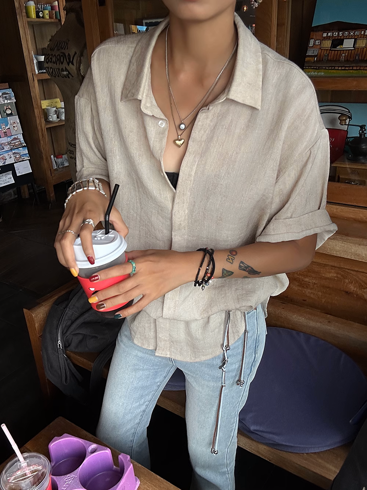 ハーフスリーブギャズシャツ