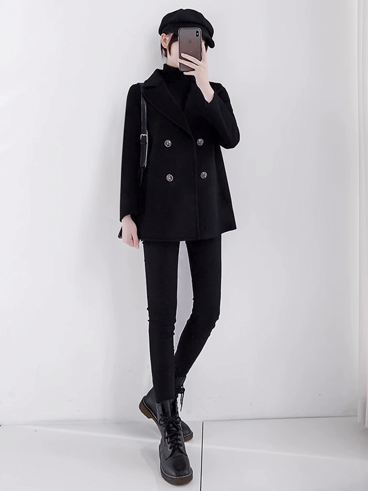 カシミヤブレンドショートコート