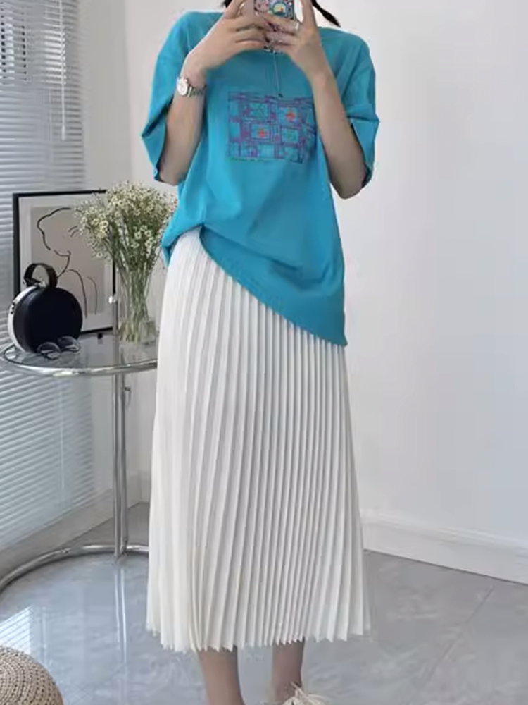 ハイドレーププリーツスカート