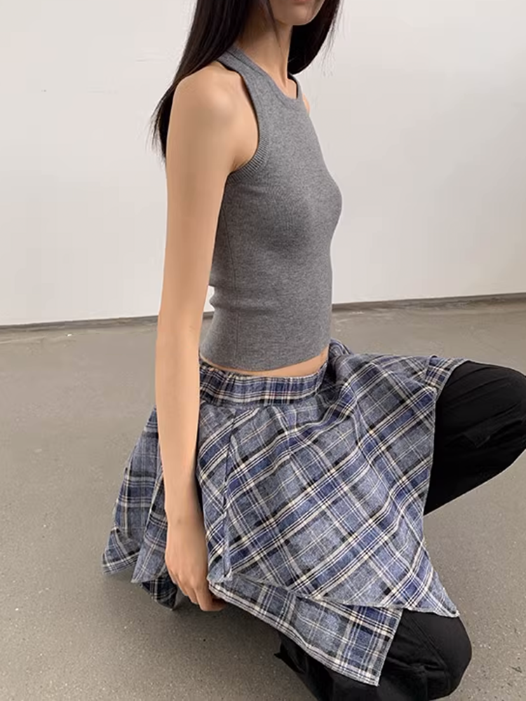 アシンメトリータックスカート
