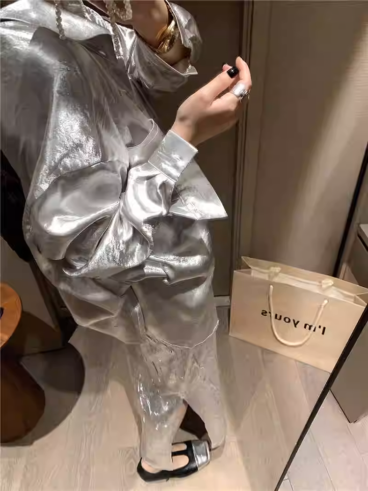 グロッシネスリンクルシャツ