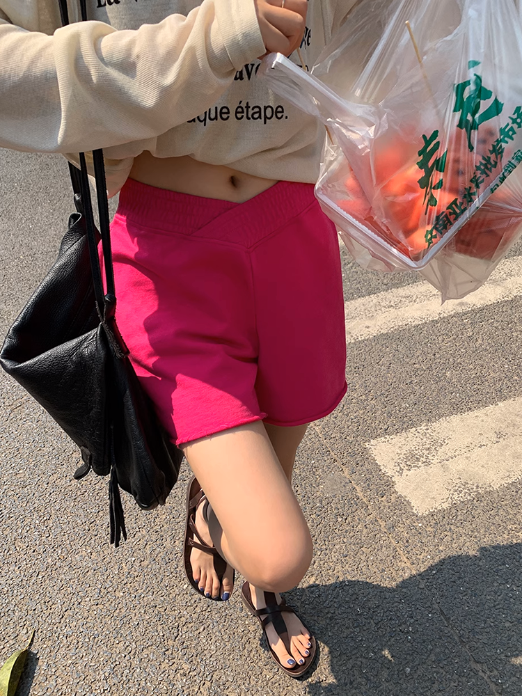 イレギュラーカットショートパンツ