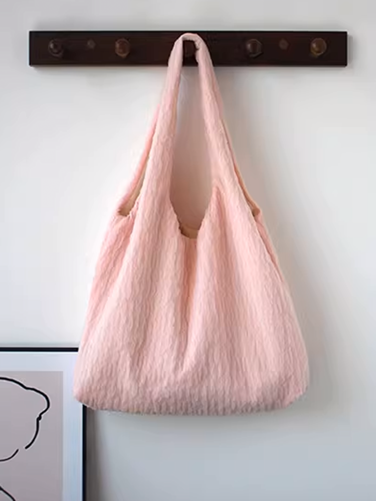 メッシュプリーツレースショルダーバッグ