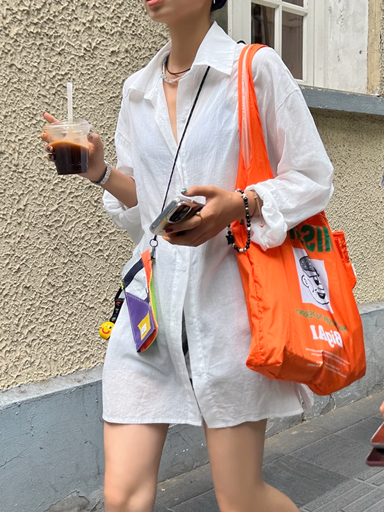 バックスプリットオーバーシャツ