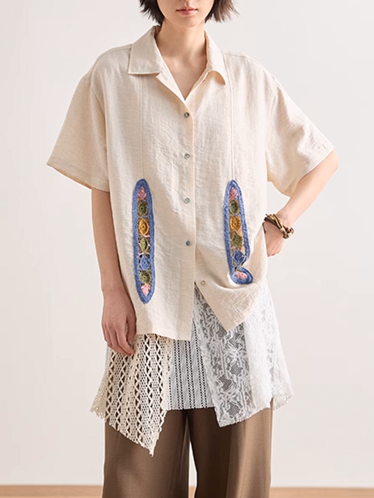 アシンメトリーレースキャミワンピース