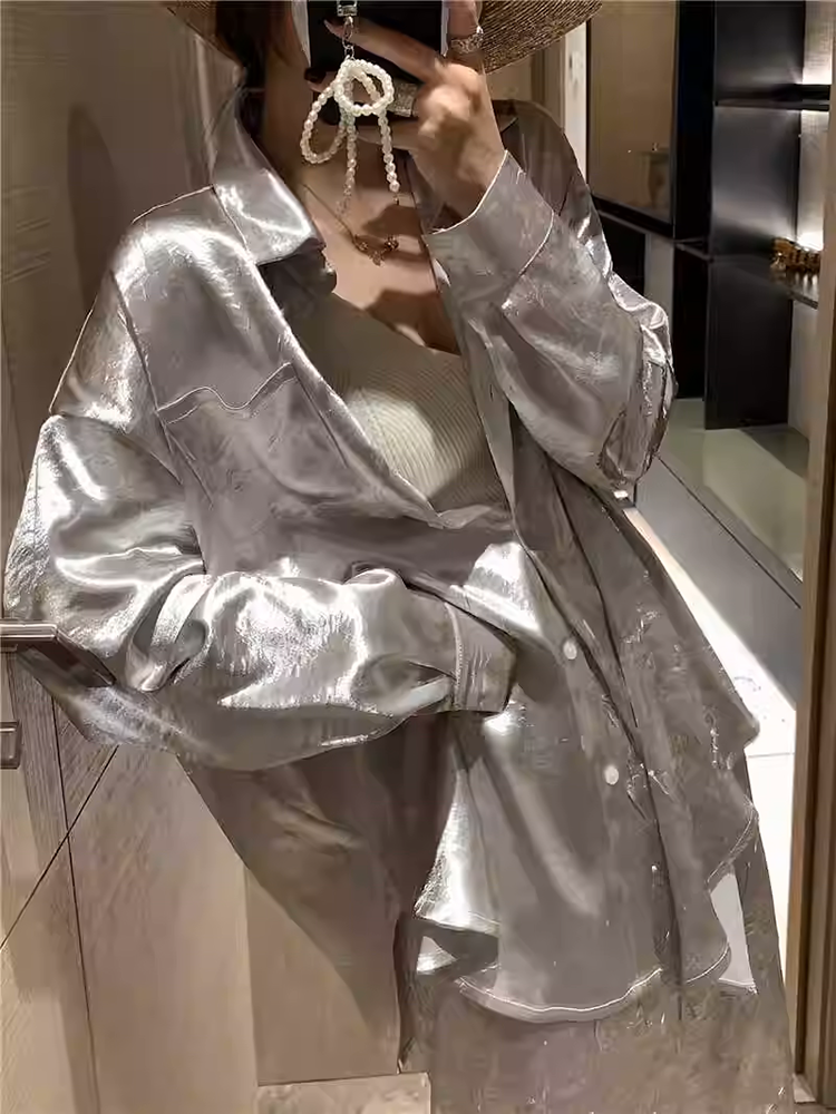 グロッシネスリンクルシャツ