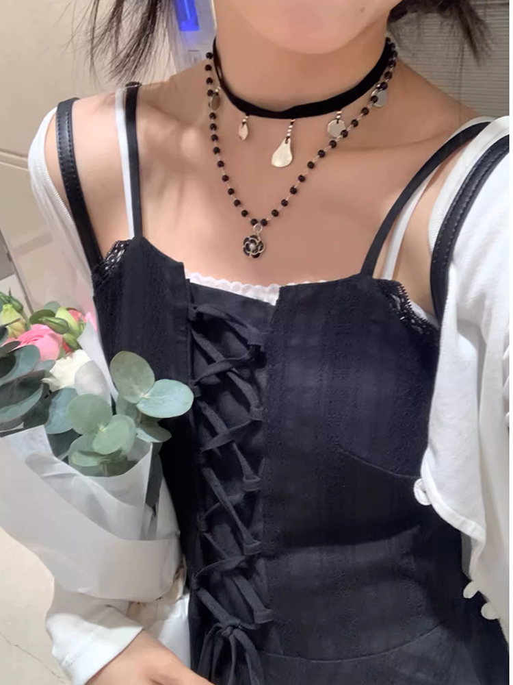 アシンメトリースリムフィットワンピース