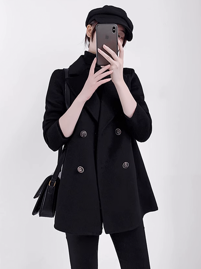 カシミヤブレンドショートコート