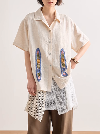 アシンメトリーレースキャミワンピース
